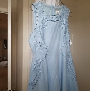 Adorable pale blue mini dress